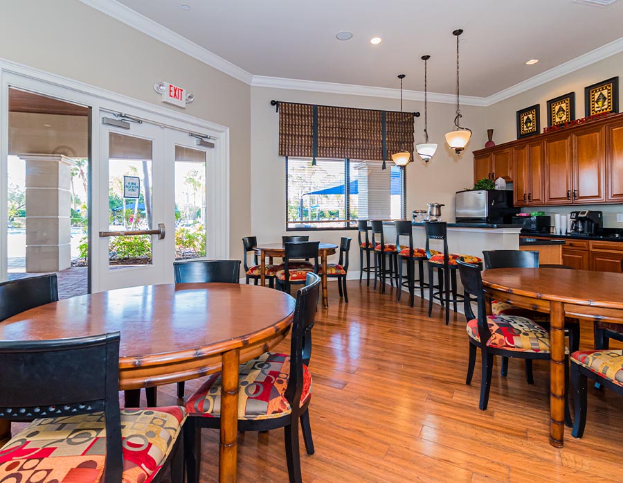 Cypress Falls Clubhouse Café Cypress Falls Del Webb Community Amenities Cafe