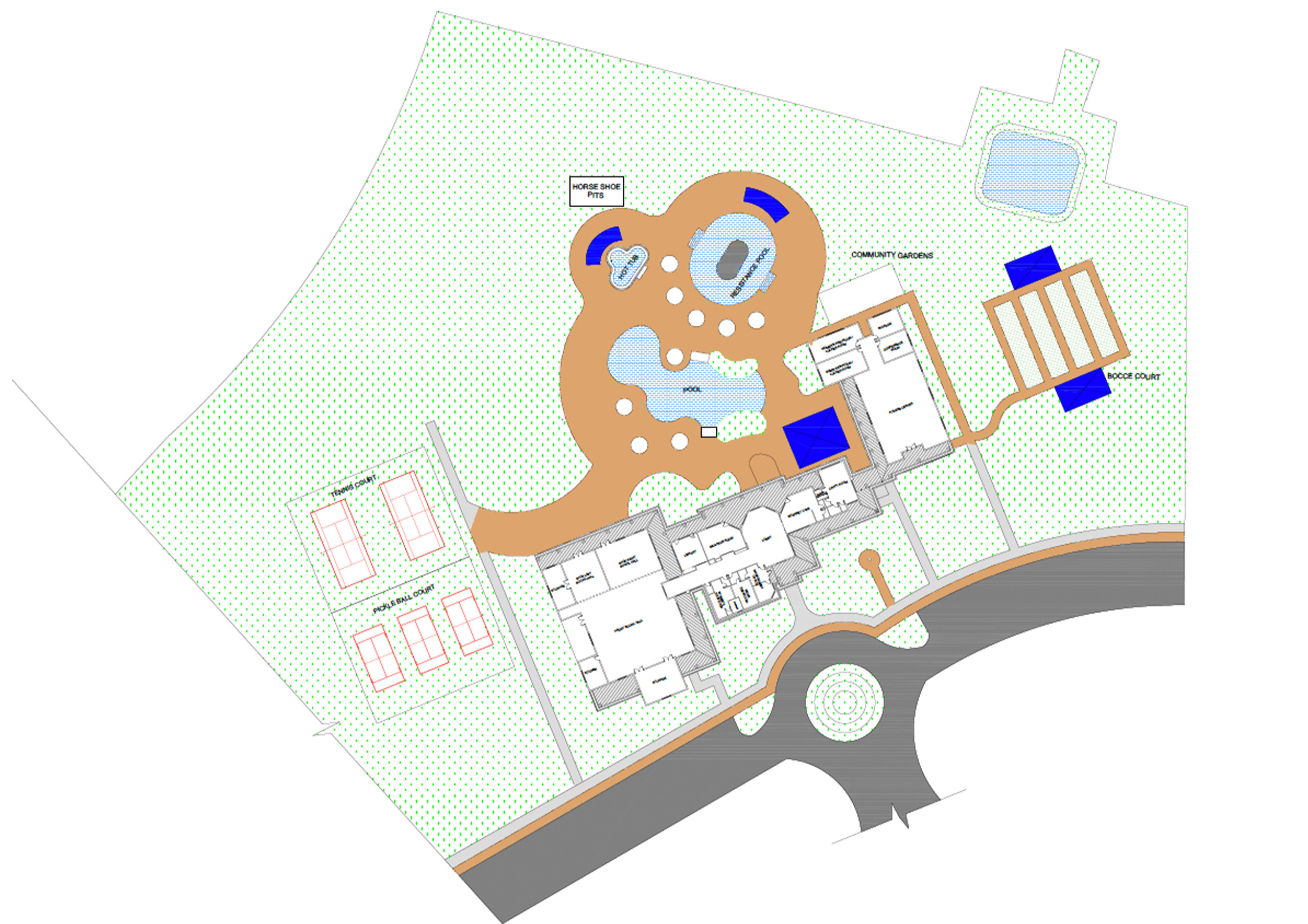 Cypress Falls Del Webb Community Clubhouse Map